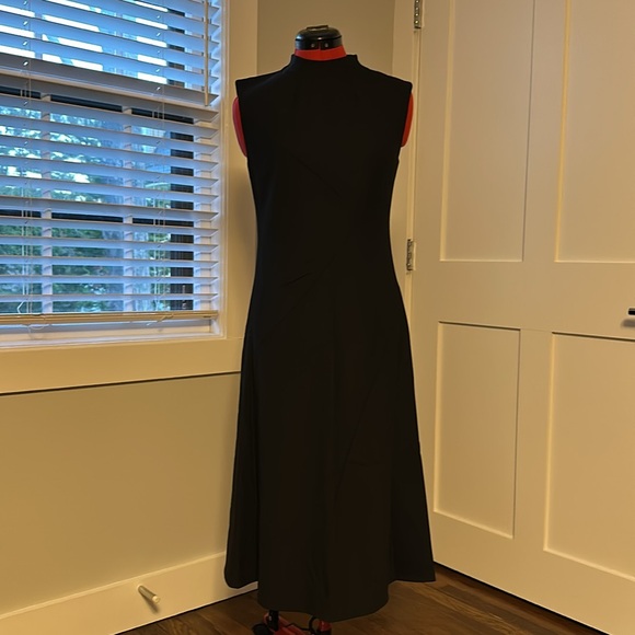 Rebecca Taylor Black Midi Dress, Size 0 - Picture 1 of 7